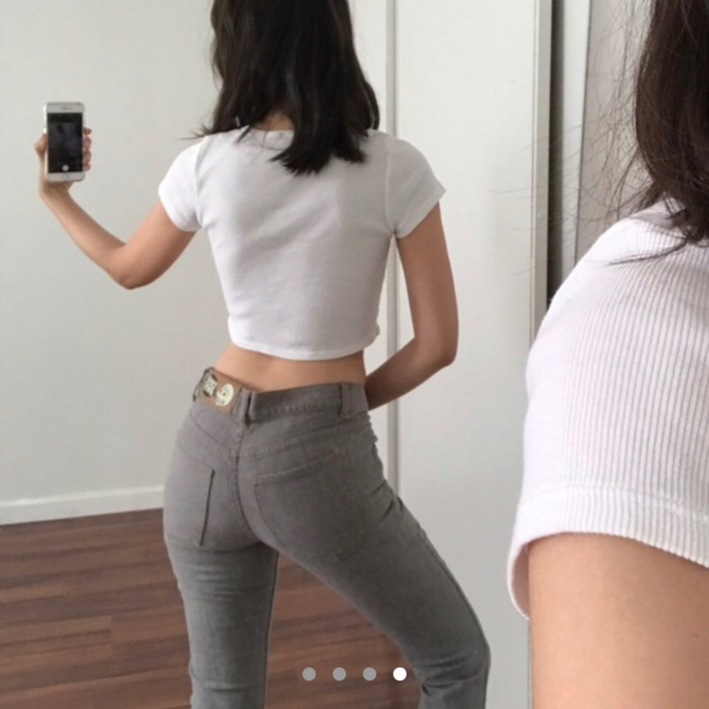 Cheap Monday Grey Skinny Jeans